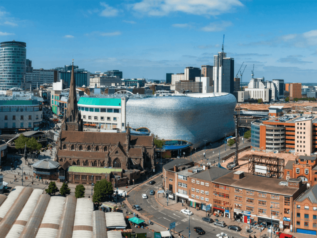 Birmingham is one of the best locations for couriers